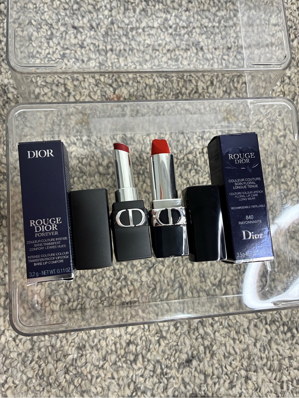New Dior Rouge Dior Lipstick Duo - Red Shades